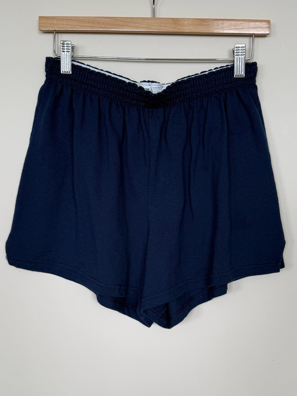 Soffe Y2K Vintage Navy Blue Athletic Shorts Elastic Size X-Large Casual Exercise